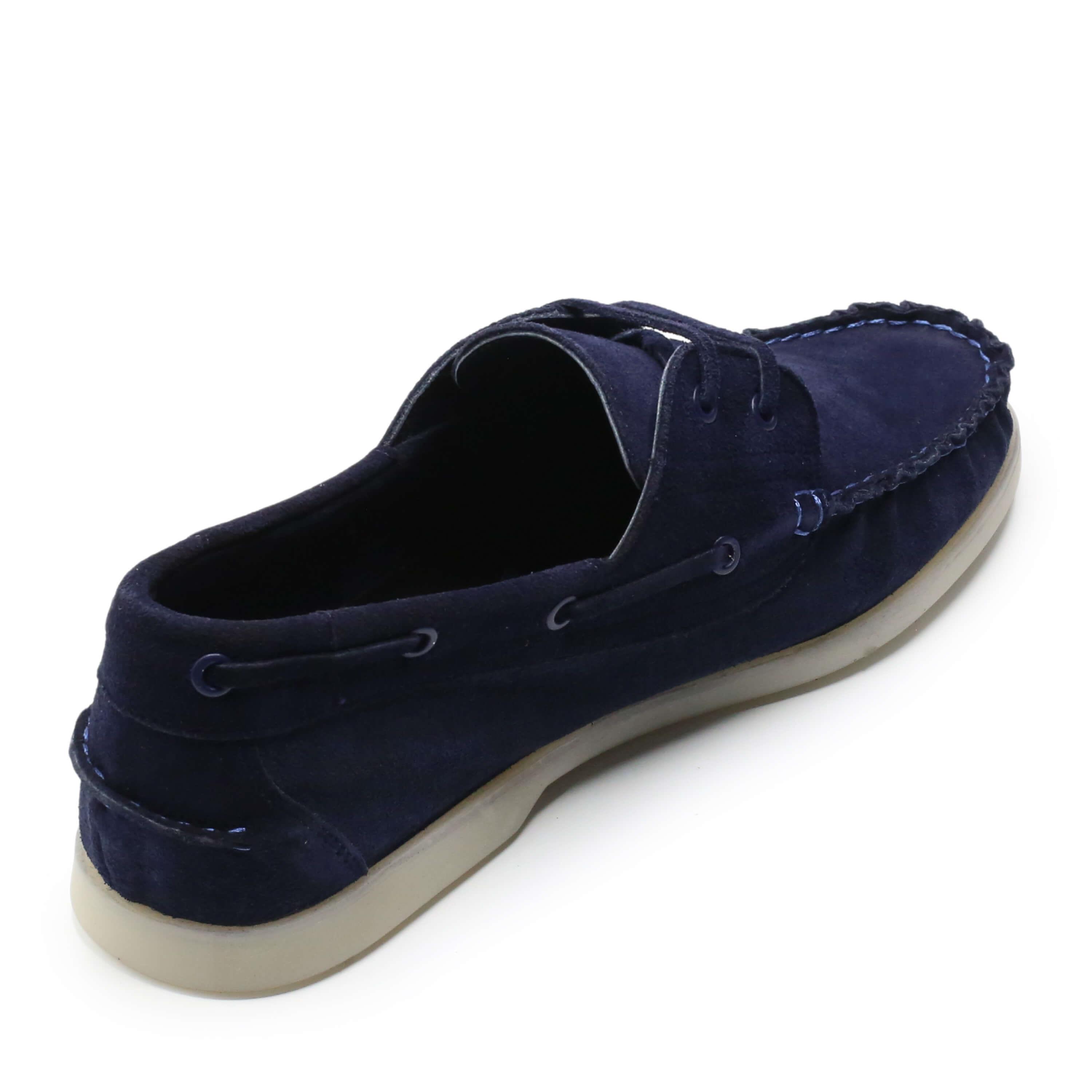 Günlük Ayakkabı  Büyük Numara Yazlık Süet Erkek Ayakkabısı -Utkan001 Lacivert Süet - İRİADAM.com 