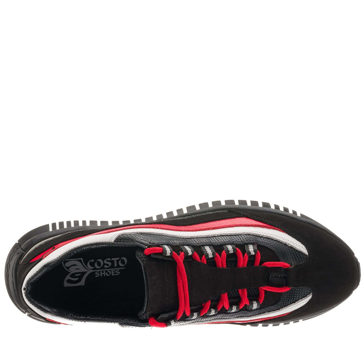 45 Numara 46 numara 47 Numara 48 numara 49 numara 50 numara Büyük Numara Erkek Spor Ayakkabı Amex Siyah