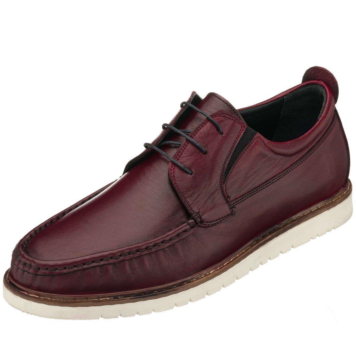 Bordo Deri301, iriadam, 45 46 47 48 49 50 numara erkek günlük deri ayakkabı, büyük beden ayakkabı, büyük numara oxford casual günlük ayakkabı, büyük beden geniş kalıp kaliteli deri ayakkabı, uygun fiyat