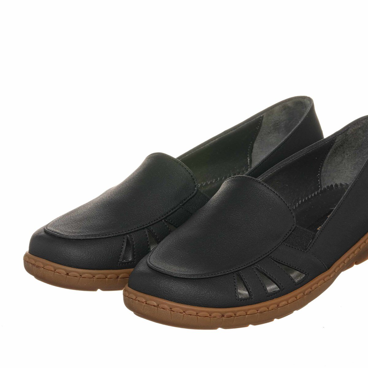 45 Numara 46 numara 47 Numara 48 numara 49 numara 50 numara Büyük Numara Rahat Kadın Ayakkabı Babet DRL6018 Siyah