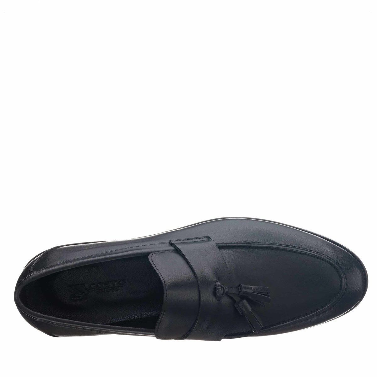 45 Numara 46 numara 47 Numara 48 numara 49 numara 50 numara Büyük Numara Klasik Loofer Kundura Ayakkabı - KD0696 Siyah