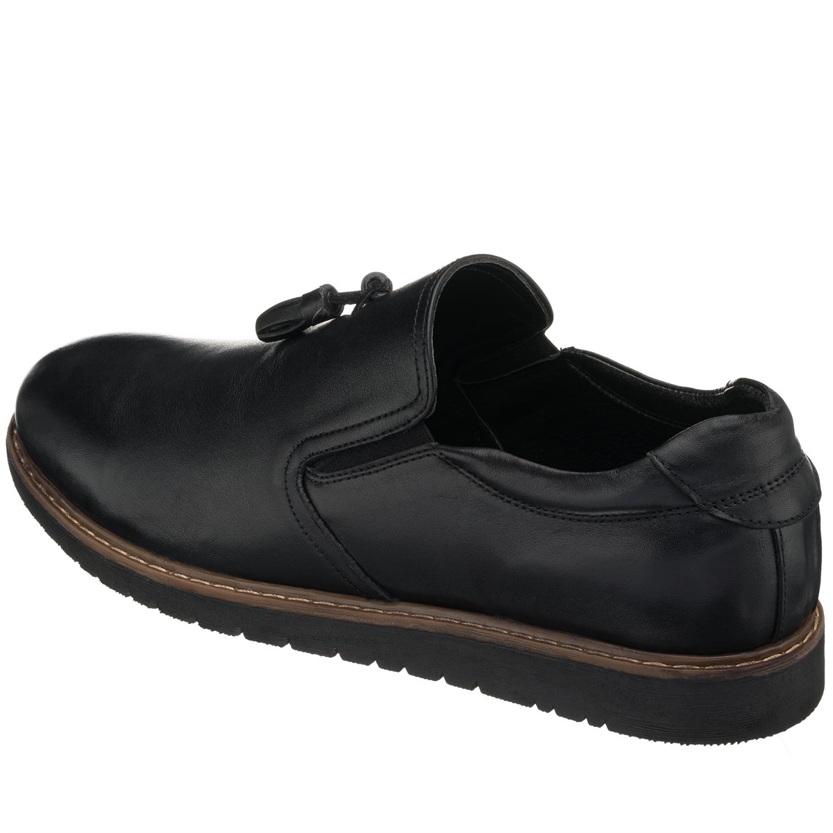 45 - 46 - 47 - 48 - 49- 50 Siyah Deri Yazlık Üst kalite Termo Taban Büyük  Numara Erkek Ayakkabısı Rahat Geniş Kalıp