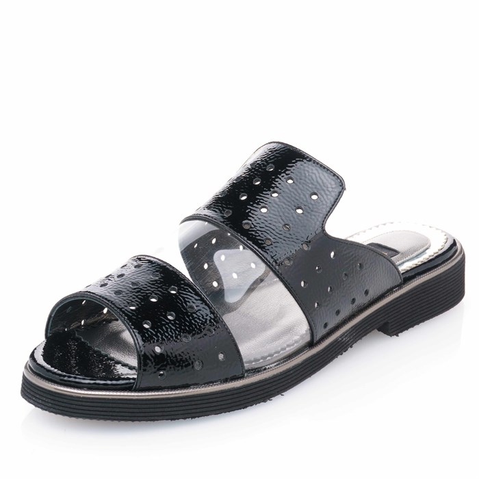 Costo shoesTerlik Sandalet ve Babet Modellerimiz190402 Siyah Büyük Numara KadınTerlik 