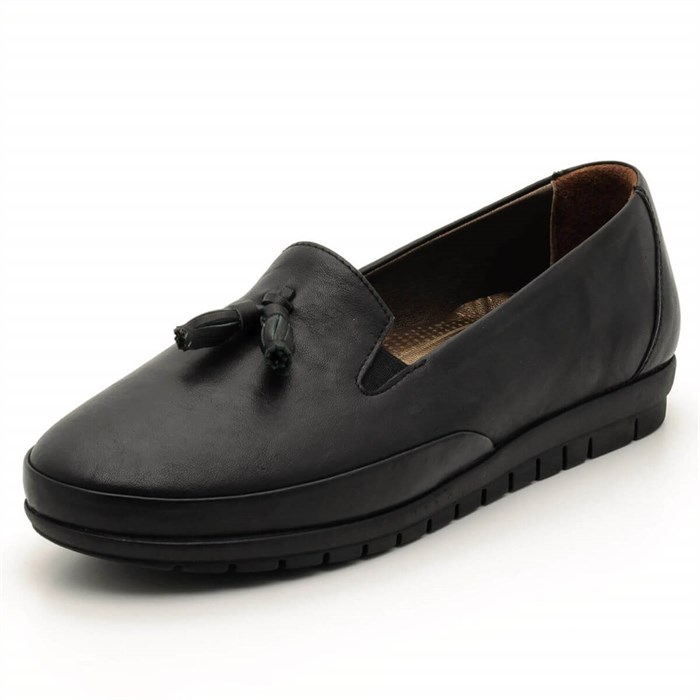 Terlik Sandalet ve Babet ModellerimizT1710 Siyah Büyük Numara Bayan Ayakkabı