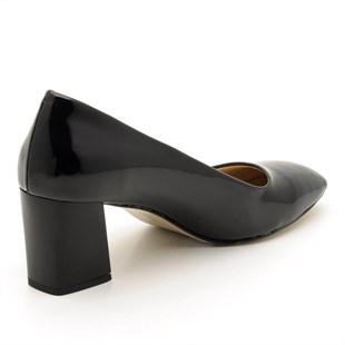 Costo shoes5 Pont2018 Siyah Rugan Büyük Numara Kadın Ayakkabı