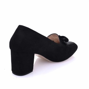 Costo shoesAbiye ve Topuklu Modellerimiz15218 Siyah Büyük Numara Ayakkabı