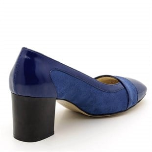 Abiye ve Topuklu Modellerimiz5675 Mavi Büyük Numara Bayan Ayakkabısı