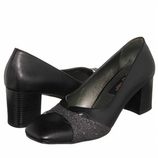 Costo shoesAbiye ve Topuklu ModellerimizKDR1413 Siyah Büyük Numara Kadın Ayakkabısı Rahat Geniş Kalıp 