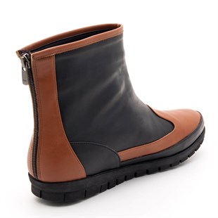Costo shoesBot ve Çizme Modellerimiz15481 Taba Siyah Büyük Numara Bayan Ayakkabı