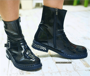 Costo shoesBot ve Çizme Modellerimiz41,42,43,44 Siyah Rugan Sıcak Astar Kemerli Tokalı Şık Rahat Büyük Numara Kadın Bot