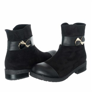 Costo shoesBot ve Çizme ModellerimizK101-2 Siyah Büyük Numara Özel Seri Kadın Botları