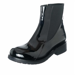 Costo shoesBot ve Çizme ModellerimizK418 siyah rugan Yeni sezon büyük numara Kadın bot