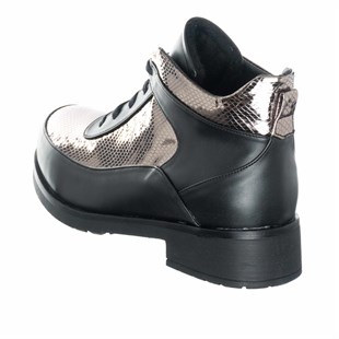 Costo shoesBot ve Çizme ModellerimizK427-3 Siyah & Ayna Büyük Numara Bayan Bot