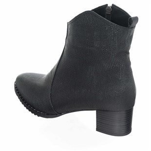 Costo shoesBot ve Çizme ModellerimizK976 siyah Baskılı Özel Seri Büyük Numara Kadın BOT