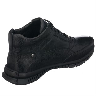 Costo shoesBot ve Çizmeler45 - 46 - 47 - 48 -49 - 50 AG2103 Síyah Büyük Numara Dana Derisi Rahat Geniş Kalıp Erkek Bot