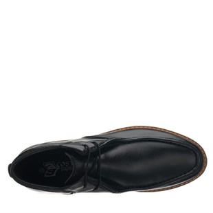 Costo shoesBot ve Çizmeler45 - 46 - 47 - 48 -49 - 50  ZU0106 Siyah Deri  Büyük Numara Dana Derisi Rahat Geniş Kalıp Erkek Bot