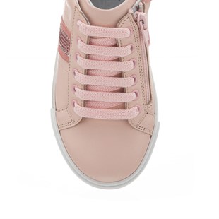 Costo shoesÇocukOKS113 Pudra Deri Üst Kalite Çocuk Ayakkabısı