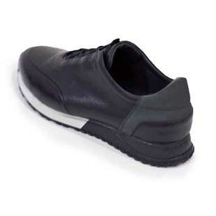 İriadamDeri Spor Ayakkabılar4348 Siyah Analin Büyük Numara Spor Ayakkabı
