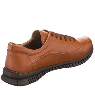 Costo shoesDeri Spor Ayakkabılar45 - 46 - 47 - 48 -49 - 50 G1053461 Taba Kauçuk Taban Büyük Numara Dana Derisi Rahat Geniş Kalıp Erkek Vip Spor Ayakkabı