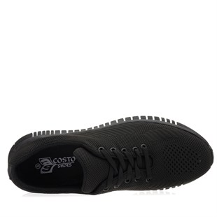Costo shoesDeri Spor Ayakkabılar45,46,47,48,49,50 Numaralarda ADS382 Siyah Kauçuk Taban Büyük Numara Erkek Spor Ayakkabı