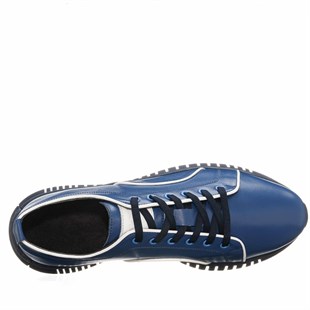 Costo shoesDeri Spor AyakkabılarN1959 Lacivert Büyük numara Erkek Deri spor Ayakkabı Rahat Geniş Kalıp Yeni Sezon  Kauçuk Spor Taban