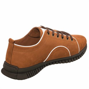Costo shoesDeri Spor AyakkabılarN1959 Taba Büyük numara Erkek Deri spor Ayakkabı Rahat Geniş Kalıp Yeni Sezon  Kauçuk Spor Taban