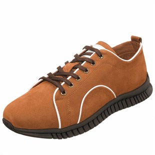 Costo shoesDeri Spor AyakkabılarN1959 Taba Büyük numara Erkek Deri spor Ayakkabı Rahat Geniş Kalıp Yeni Sezon  Kauçuk Spor Taban