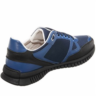 Costo shoesDeri Spor AyakkabılarN561 Sax Mavi Büyük numara Erkek Deri spor Ayakkabı Rahat Geniş Kalıp Yeni Sezon Saf Kauçuk Spor Taban