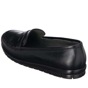 Costo shoesGündelik ve Rahat Modeller41,42,43,44 KT1411  Siyah Leofar Yumuşak Konfort Zemin Dişleri Sayesinde Zemini Vakumlayan Özel Seri Büyük Numara Kadın Ayakkabı