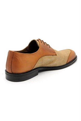 Klasik Modeller5395-Taba-Kum Büyük Numara Erkek Ayakkabısı