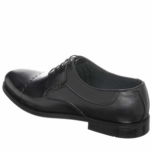 Costo shoesKlasik ModellerCS1365 Siyah Dana Derisi  Üst Kalite Büyük Numara Erkek Klasik Ayakkabı Rahat Geniş Kalıp 