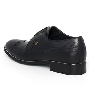 Klasik ModellerT14338 Siyah Analin Küçük Numara Erkek Ayakkabı