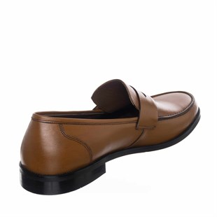 Costo shoesKlasik ModellerUS190511 Taba Deri  Üst Kalite El İşçiliği Erkek ayakkabısı 