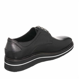 Costo shoesKlasik ModellerUs4296-1 Siyah Deri Hafif Eva Taban Büyük numara Vip Ayakkabı