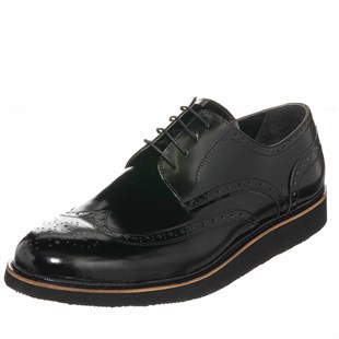 Costo shoesKlasik ModellerUS4297 Siyah Açma Deri Vip Erkek Ayakkabısı Hafif Eva Taban Üst Kalite