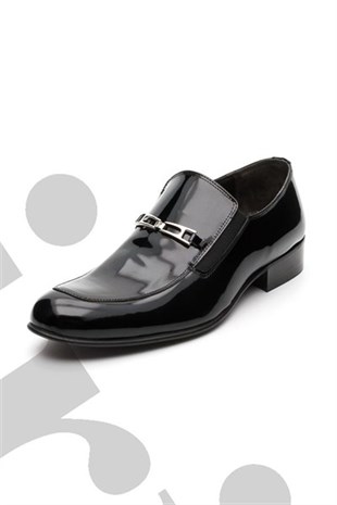 CRS CarissaRugan Ayakkabılar19005 Siyah Rugan Küçük Numara Erkek Ayakkabı