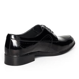 Rugan ModellerT4267 Siyah Rugan Büyük Numara Erkek Ayakkabı