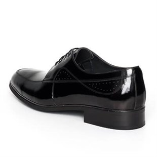 Rugan ModellerT4267 Siyah Rugan Büyük Numara Erkek Ayakkabı