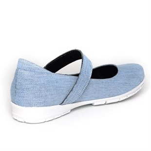 Costo shoesSezon Sonu İndirimli ModellerKT253 Mavi Büyük Numara Bayan Ayakkabı