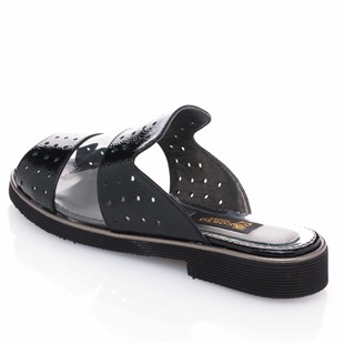Costo shoesTerlik Sandalet ve Babet Modellerimiz190402 Siyah Büyük Numara KadınTerlik 