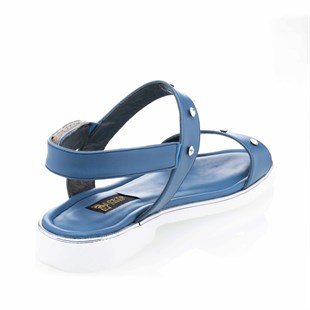 Costo shoesTerlik Sandalet ve Babet Modellerimiz190403 Mavi Büyük Numara KadınTerlik 