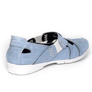 Costo shoesTerlik Sandalet ve Babet ModellerimizKT347 Mavi Büyük Numara Bayan Ayakkabı