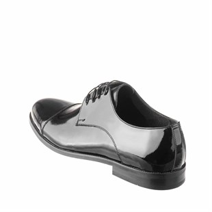 Costo shoesV.İ.P Erkek AyakkabılarUS190512 Siyah Rugan İğne Baskı Üst Kalite El İşçiliği Erkek Ayakkabısı
