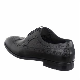Costo shoesV.İ.P Erkek AyakkabılarUS190521 Siyah Analin Baskılı Üst Kalite Erkek Büyük Numara  Ayakkabı