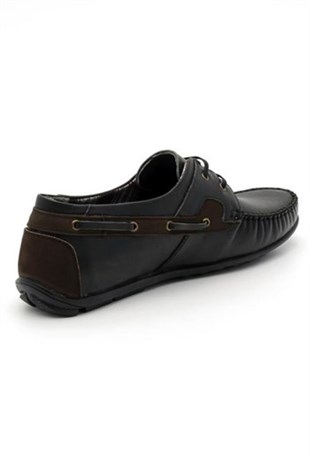iriadamYazlık Modellerimiz4293 Siyah Deri Büyük Numara Ayakkabı
