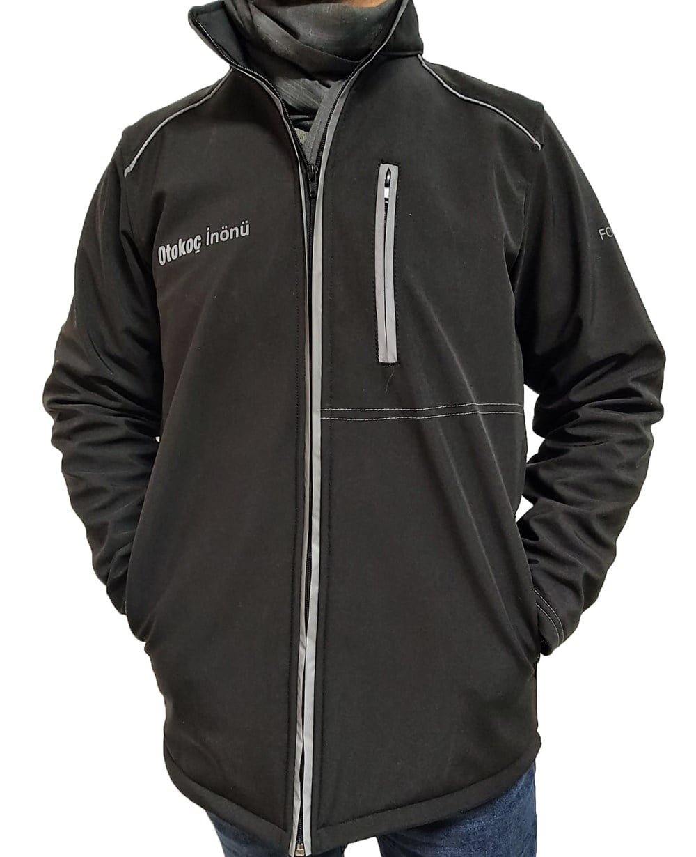 Reflektör Biyeli Softshell Ceket