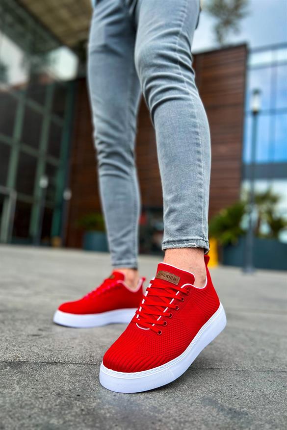 Mens Red Shoes.