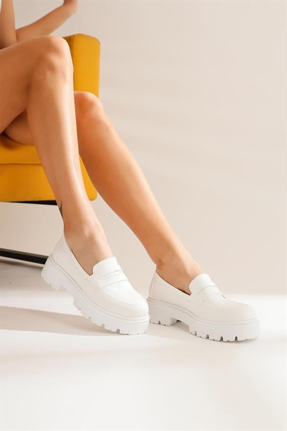 Gerta Beyaz Oxford Ayakkabı