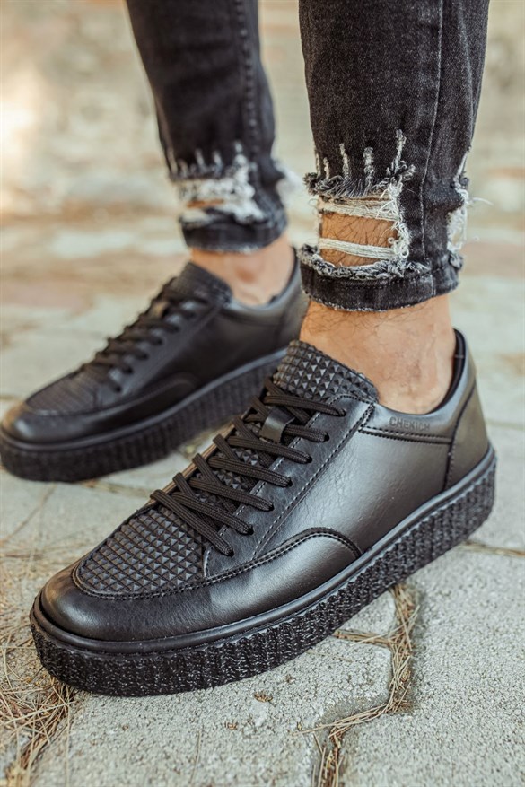 Chekich Casual Sneaker Siyah Taban Erkek Ayakkabı