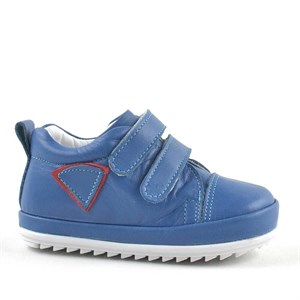 Hakiki Deri Mavi İlk Adım Ayakkabısı - R410-MA-S